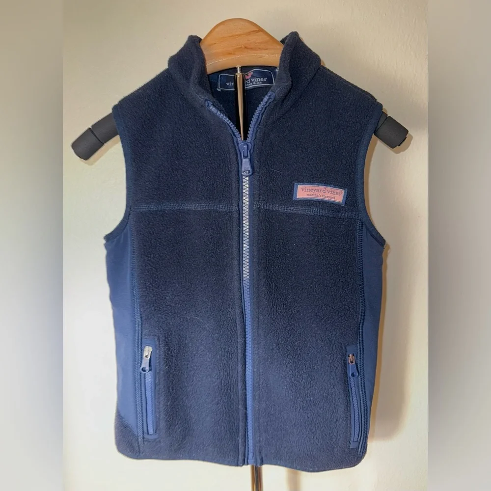 Vineyard Vines Harbor Fleece vest, size 4T